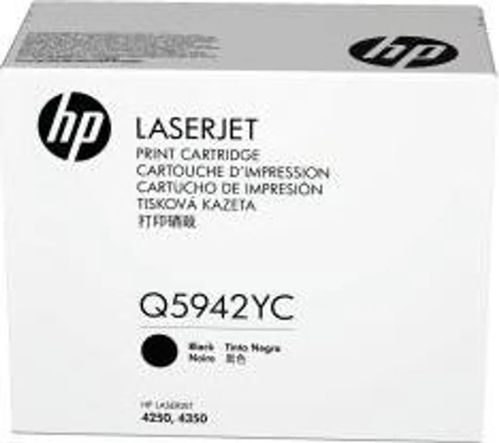 Toner HP Q5942YC Noir pour LaserJet 4250 - Cartouche Haute Capacité HP
