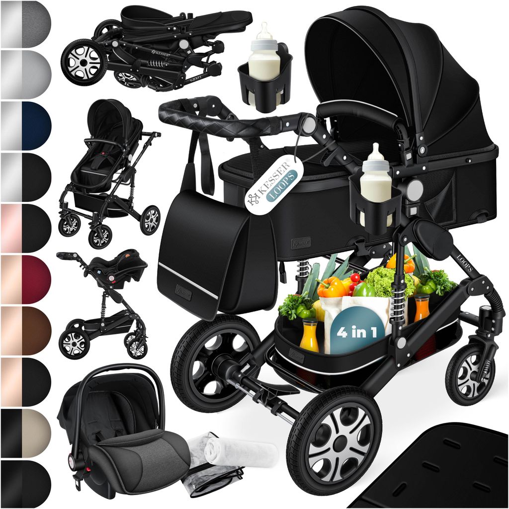 KESSER® Loops Passeggino 4 in 1 Set completo anche come Immagine del prodotto 