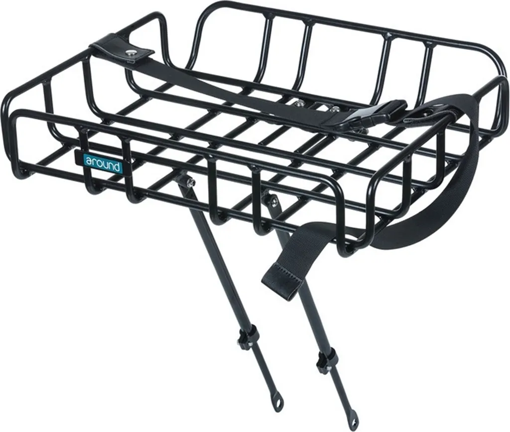 Porte-bagages avant Around Front Carrier L noir pour vélo 16-28 pouces