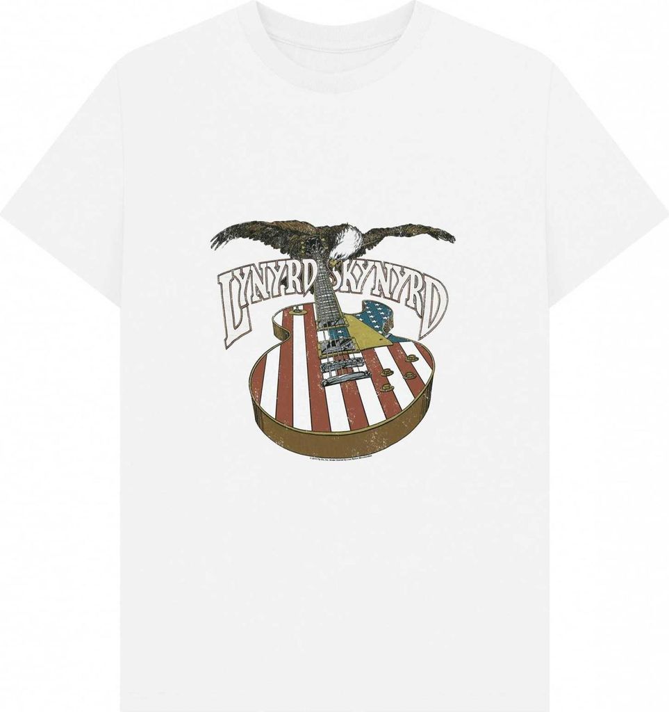 Lynyrd Skynyrd - T-Shirt für Herren/Damen Uni PN1513 (L) (Weiß)