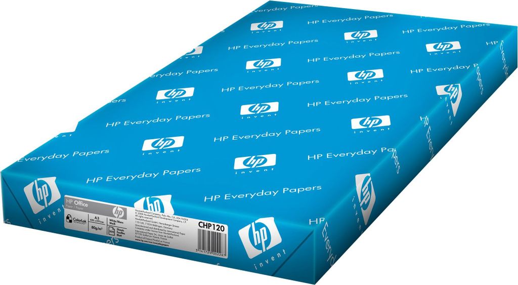 HP Kopierpapier Office CHP120 DIN A3 80g weiß 500 Bl./Pack.