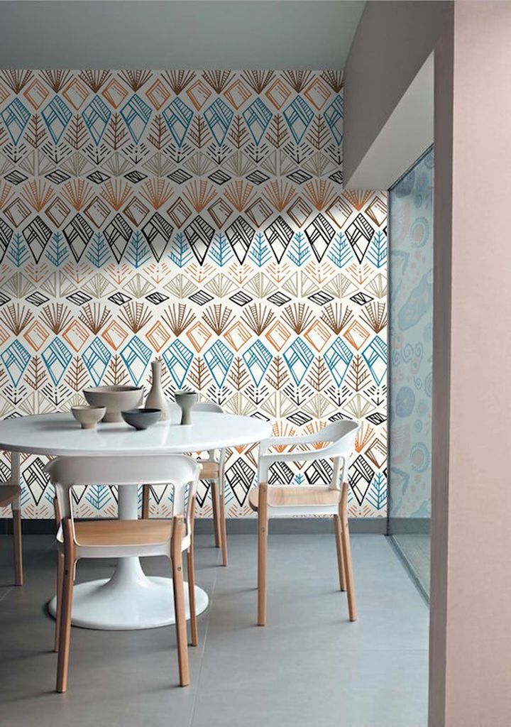 Coloray Fototapete 208x146 cm Vlies-Fototapete - Ethnisches braunphoto.