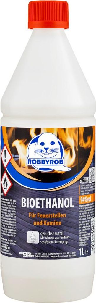 Robbyrob -Ethanol geruchsneutral für Feuerstellen und Produktbild 