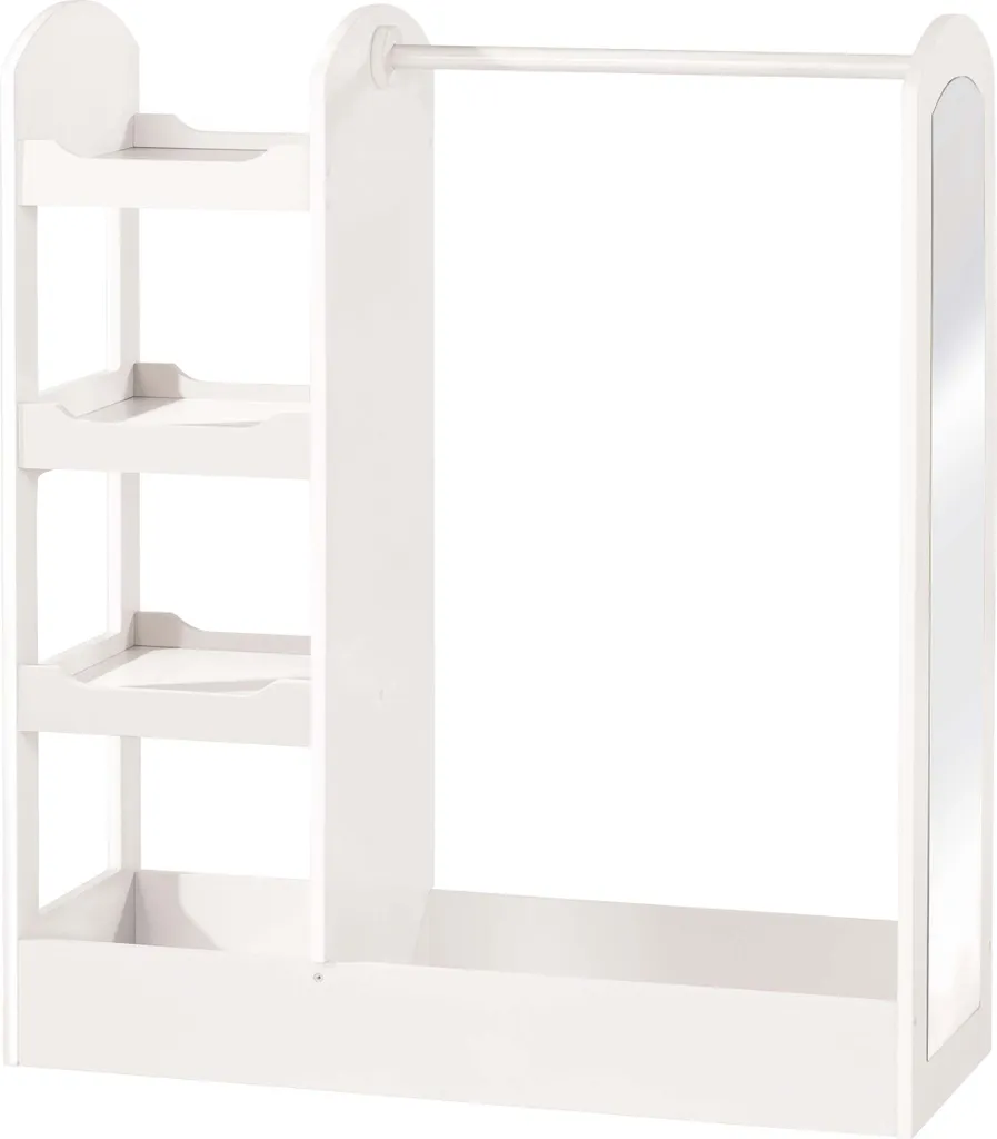 Meuble de rangement enfant roba avec miroir pour s'habiller seul