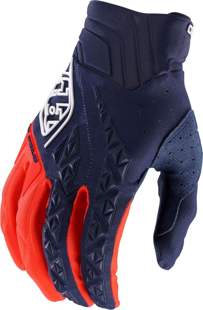Troy Lee Designs Herren Handschuhe SE Pro , Solid - Marineblau Orange, XL