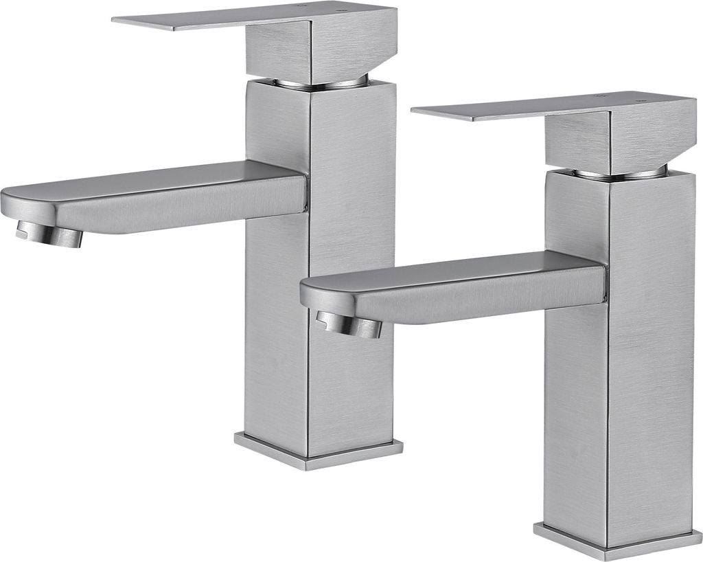 2pcs Wasserhahn Bad Badarmatur für Warm und Kaltwasser Produktbild