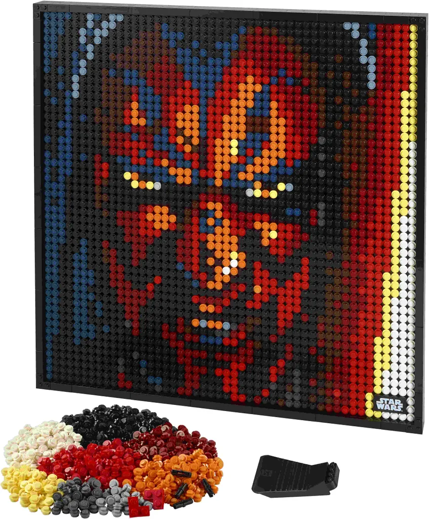 LEGO Art 31200 Star Wars : Les Siths - Tableau 3-en-1 pour Adulte 40cm