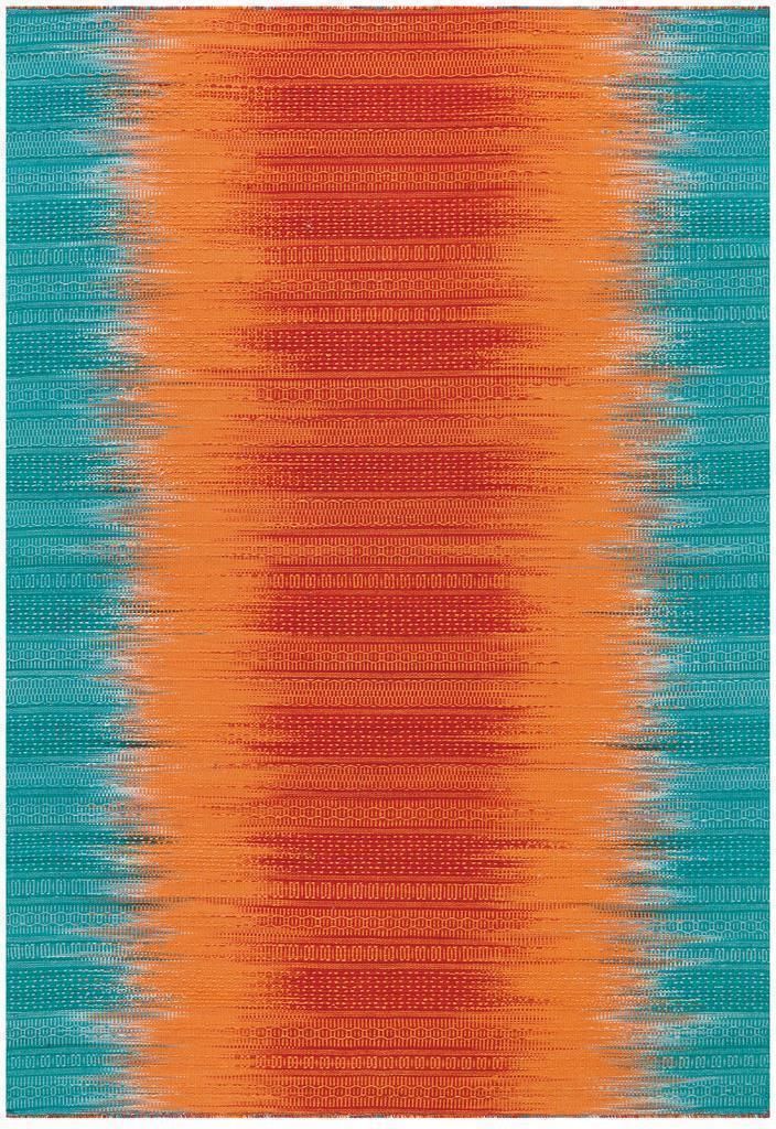 Arte Espina Teppich Sunset 8070 Orange / Blau 90cm x 160cm Produktbild 