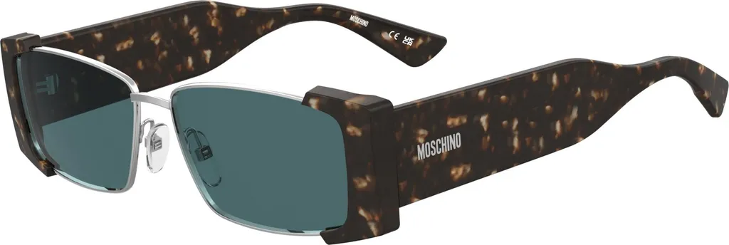 Lunettes Moschino MOS206/S Havana monture acétate et verres bleus femme