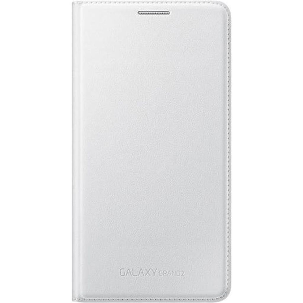 Samsung, Tasche für Galaxy Grand 2 Folio Leichtgewicht Slim Design mit Kartenhalter, Weiß