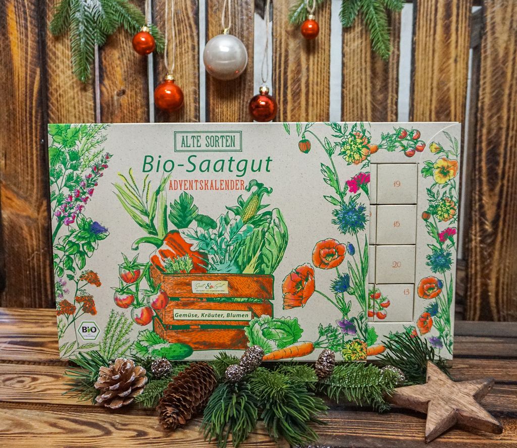 BIO Saatgut Würfel Adventskalender "Alte Kaufland.de