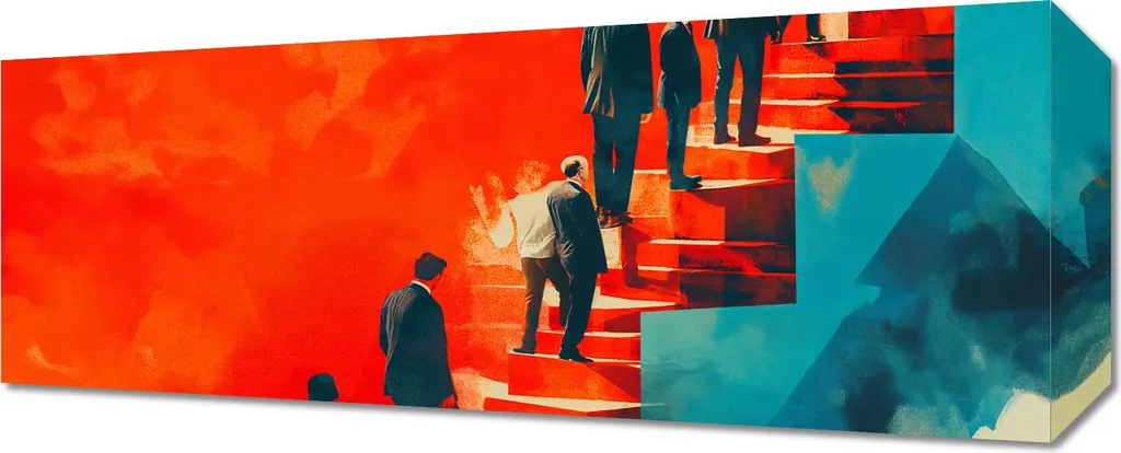 Quadro 50x20 cm Metafore del successo