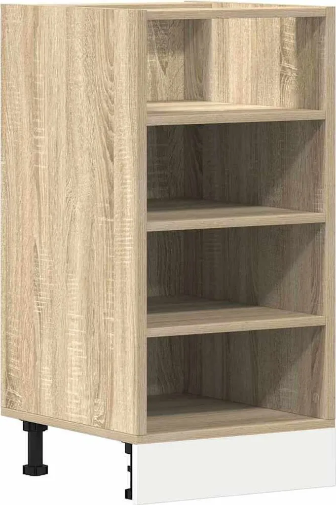 Mobile Cucina vidaXL Riga Rovere Sonoma 40 cm - Sicuro e Capiente