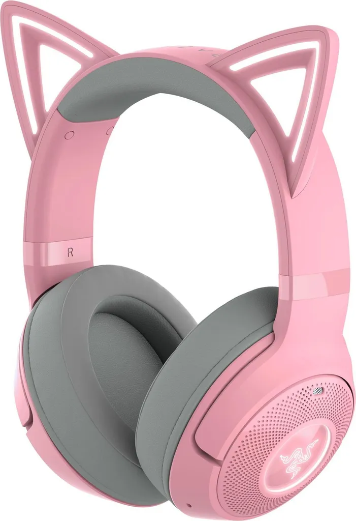 Razer Kraken Kitty V2 BT Rosa - Regalo Perfetto per Ragazzi e Gamer