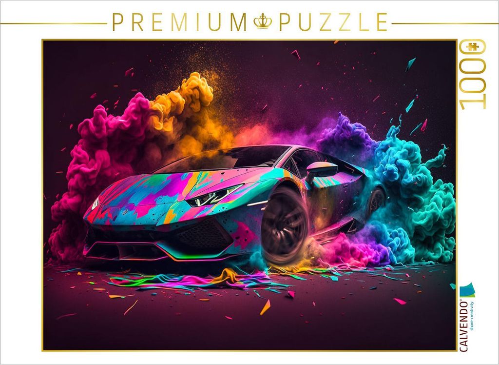 CALVENDO Puzzle Lamborghini Huracan | 1000 Teile Lege-Größe Produktbild 