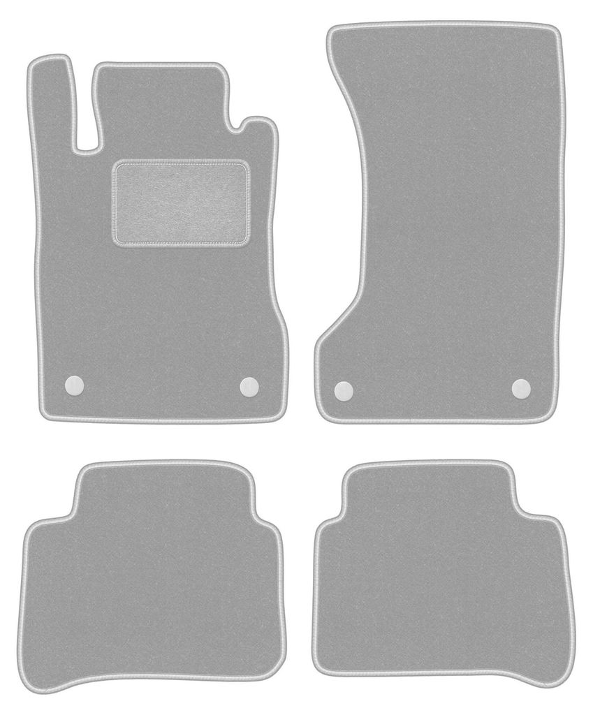 Velours-Fußmatten für Mercedes W211 4Matic 2003-2009 Produktbild 
