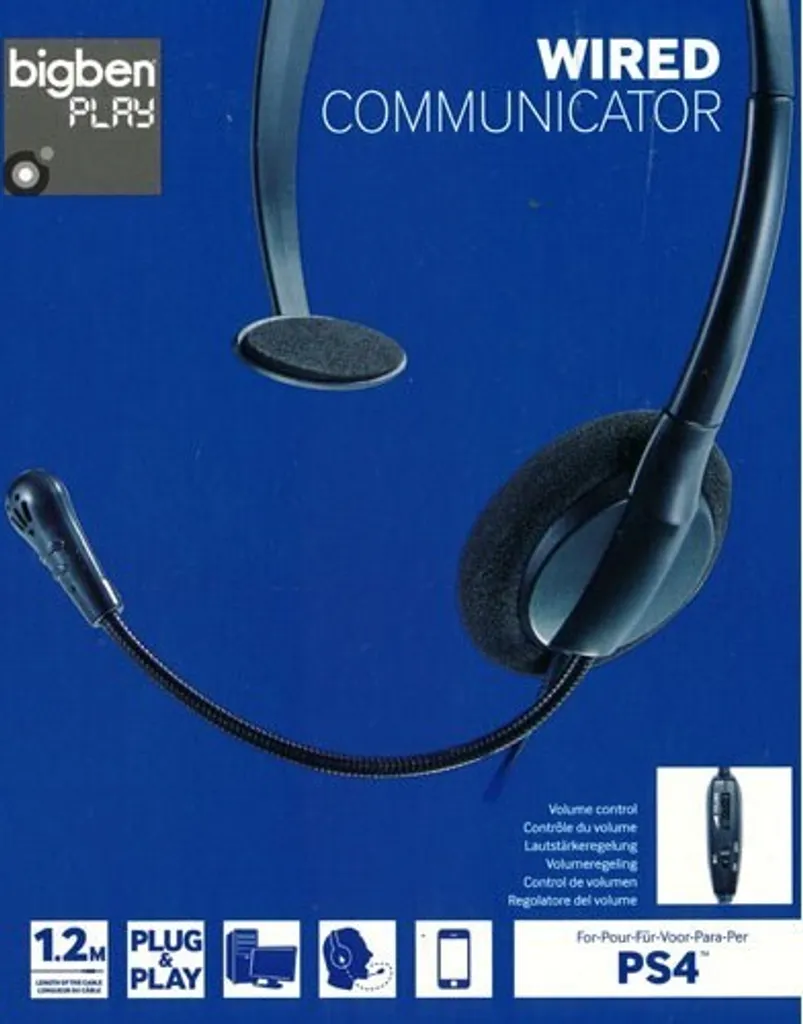 Cuffia Gaming BigBen Jack 3.5mm - Audio Chat Compatibile Multi-Piattaforma