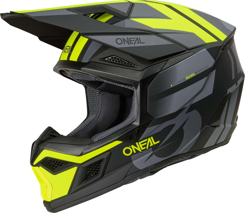 O'NEAL Bike Helm 3Srs Ride Black/Gray/Neon Yellow XL (61/62)