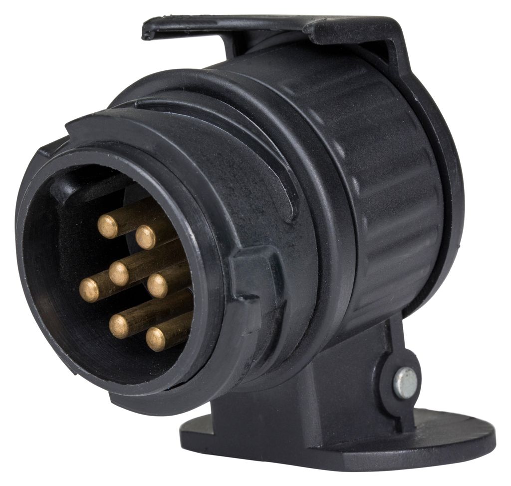 as-Schwabe Miniadapter 12V 13-polige Auto-Steckdose 7-poliger Wohnwagen-Stecker