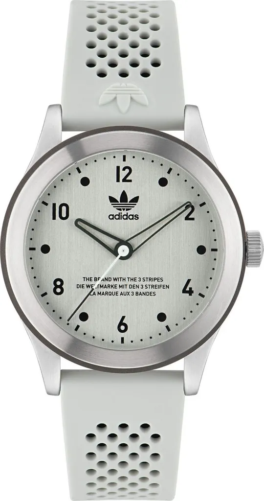 Montre adidas Originals Code Three - Montre en Silicone Noir AOSY22055