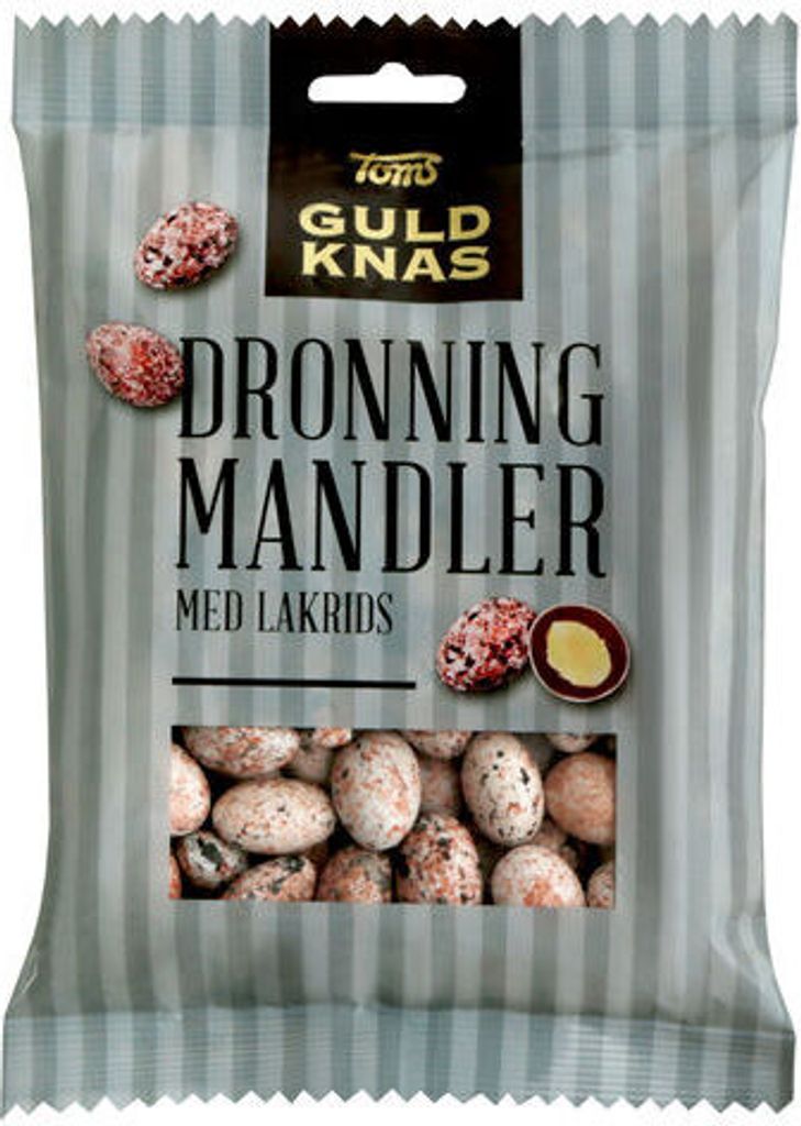 Toms Dronning Mandler Med Lakrids 220g Produktbild 