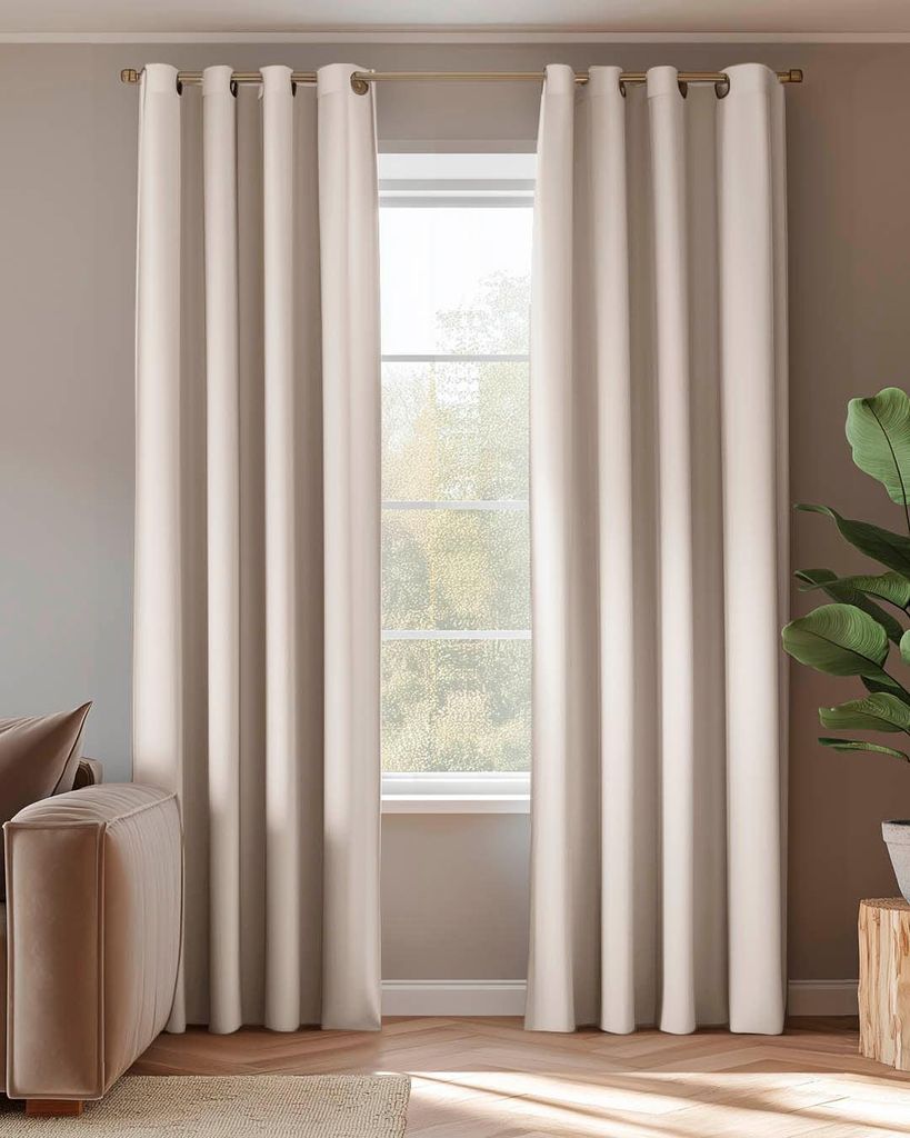 Vorhang Amber Blickdicht HOOMstyle 140x270cm - Ösen - Produktbild 