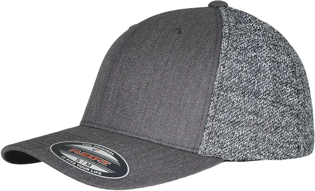 Cappello Flexfit 6511MM Original Trucker Melange Nero Grigio
