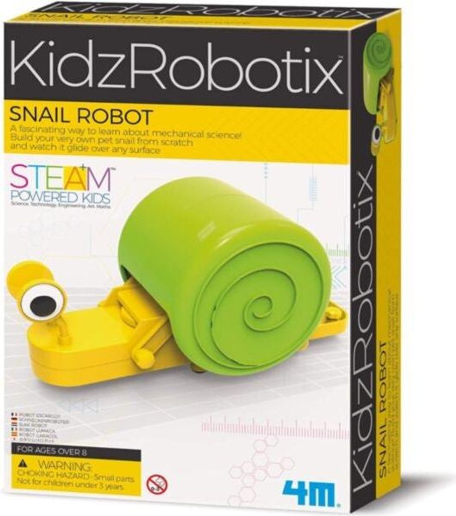 Schneckenroboter-Bausatz für Kinder, MINT-Lernen, einfache Montage