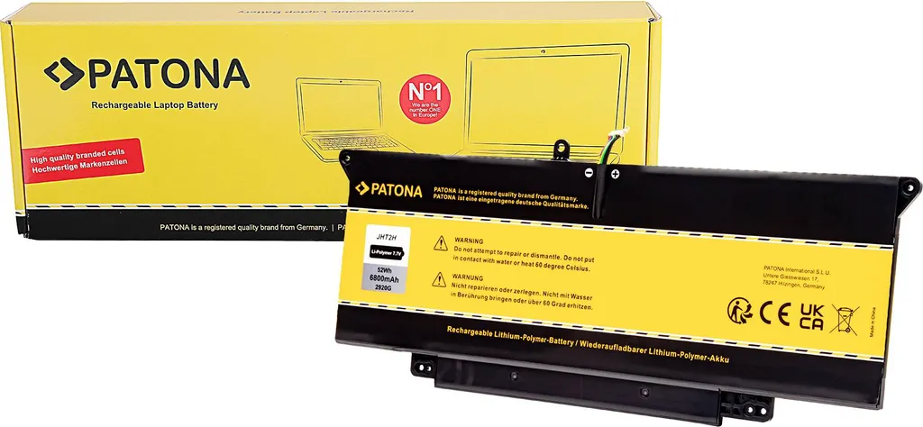 Sostituzione Batteria Dell JHT2H | PATONA per Latitude 7410 52Wh