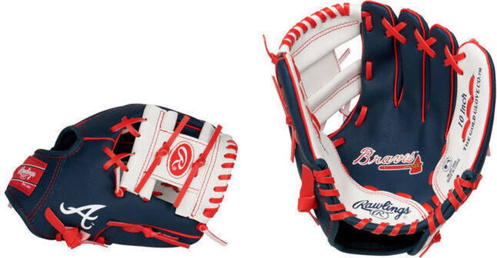 Rawlings MLB Logo Gloves LH 10 Inch Team Braves Fanzone Artikel