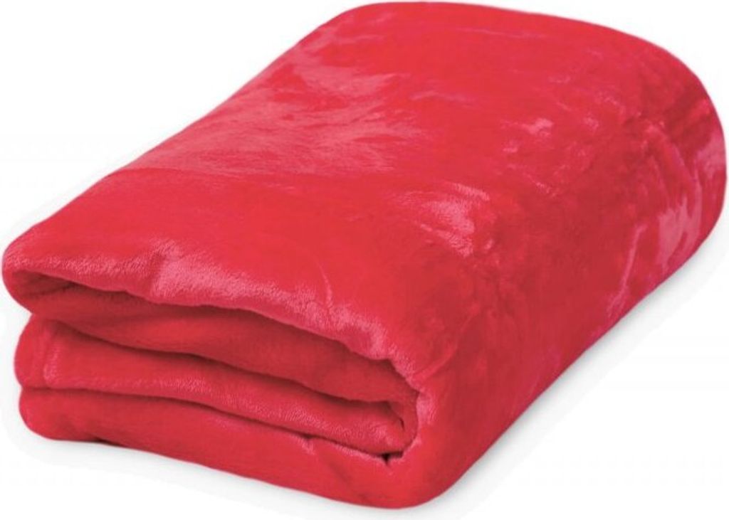 Top textil Mikroflanell-Decke red 150x200 cm