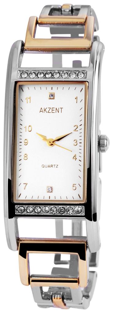 Akzent Damenuhr mit Metallarmband Produktbild 