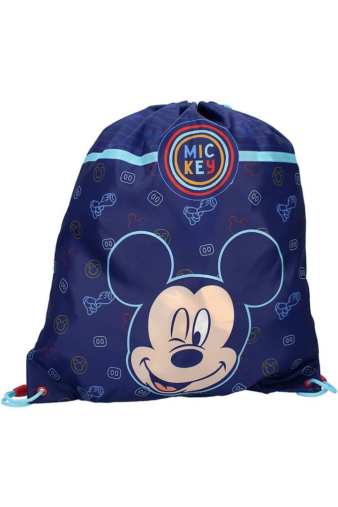 Turnbeutel Mickey Mouse junior, 1,6 liter, polyester, blauw Productafbeelding 