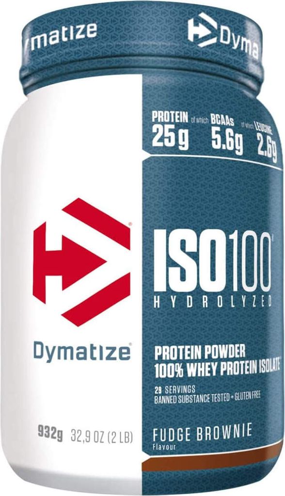 DYMATIZE Whey Protein Pulver Shake Hydrolysat Eiweiß ISO 100 Gourmet Chocolate 932 g