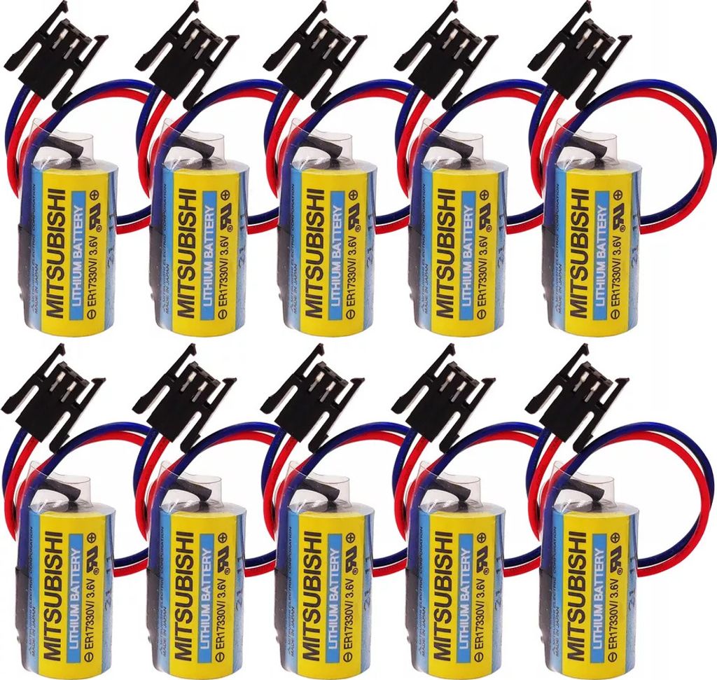 Topchances 10 pièces Mitsubishi A6BAT ER17330V batterie PLC Image du produit 