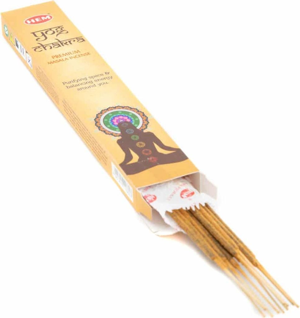 HEM Premium Masala Yog Chakra Räucherstäbchen Produktbild 