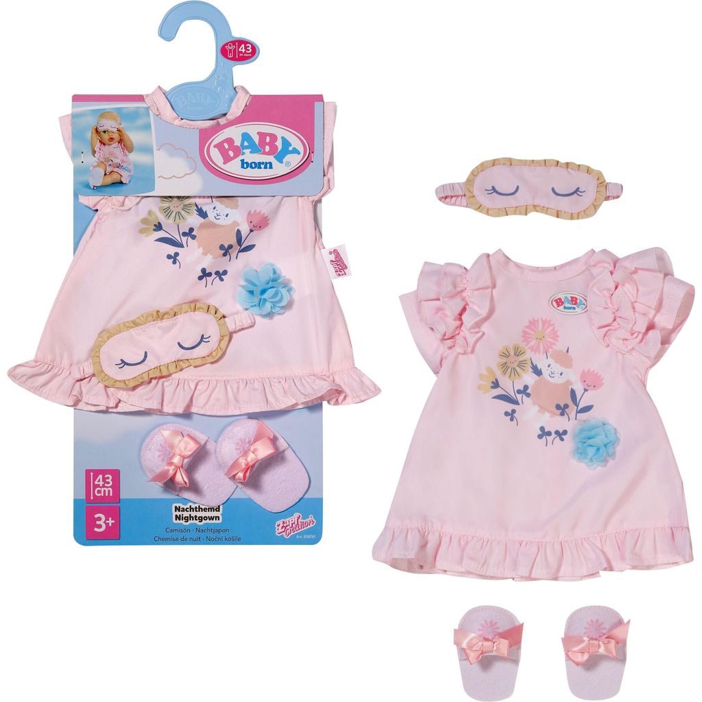 BABY born Night Gown 43cm, Noční prádlo pro panenky, 3 Obrázek produktu 