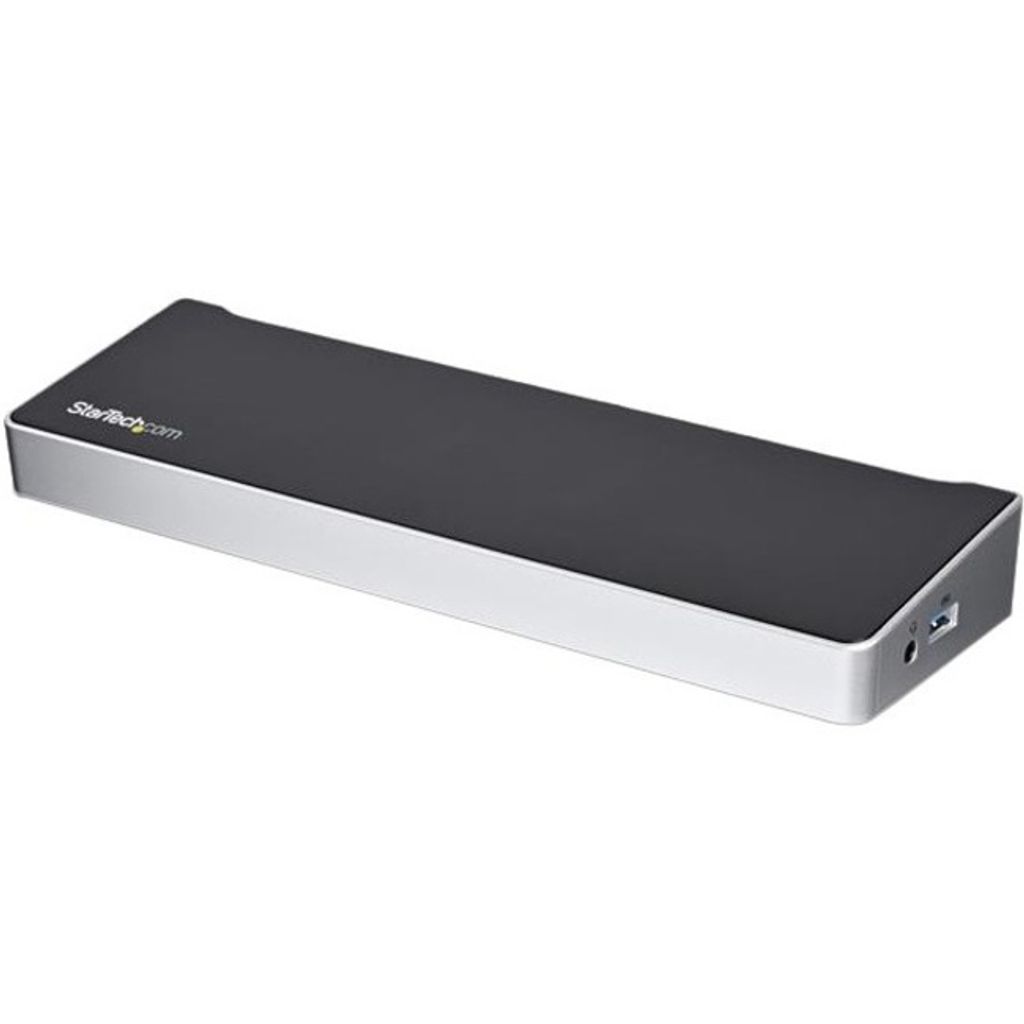 StarTech.com 4K USB-C Dock, Dreifach UHD 4K Monitor Dockingstation, Mac & Windows, USB-C zu HDMI & DisplayPort, 100W Power Delivery, 5x USB 5Gbps Hub