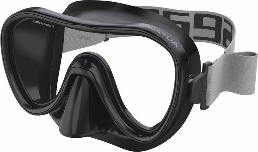 Taucherbrille Seac 0750080003 Schwarz