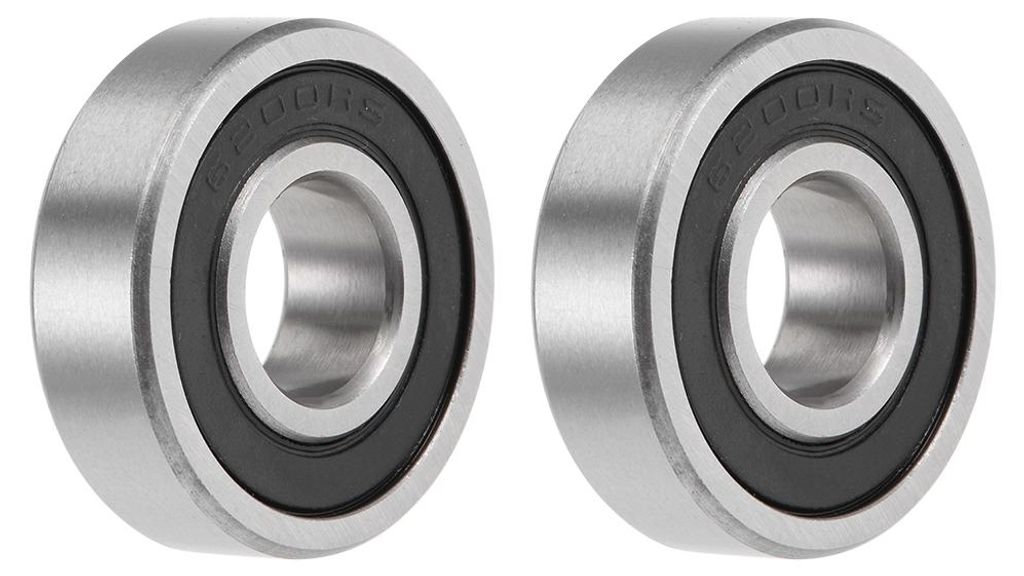 2Stk. 6200/12-2RS Kugellager Rillenkugellager Kugellager Set 12x30x9mm Doppelt Abgeschirmt Chromstahl P0 Skateboard Bearings Skateboard Kugellager ...