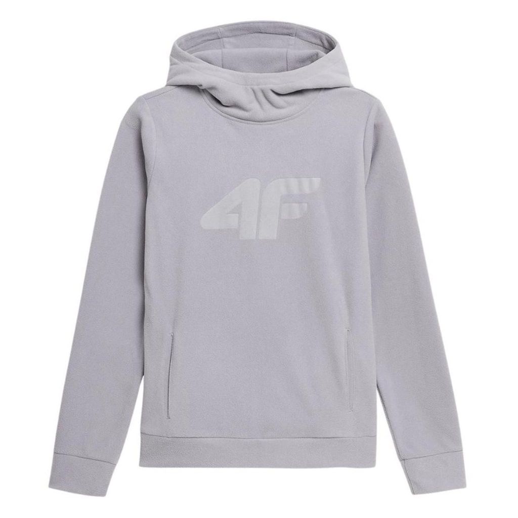 4F Damen Bluse Grau H4L22 PLD352 27S, Grösse S