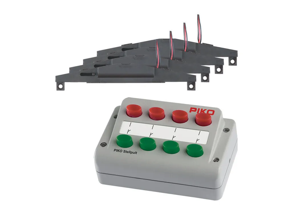Extension de Circuit avec 4 Aiguillages et Commande Piko 55392