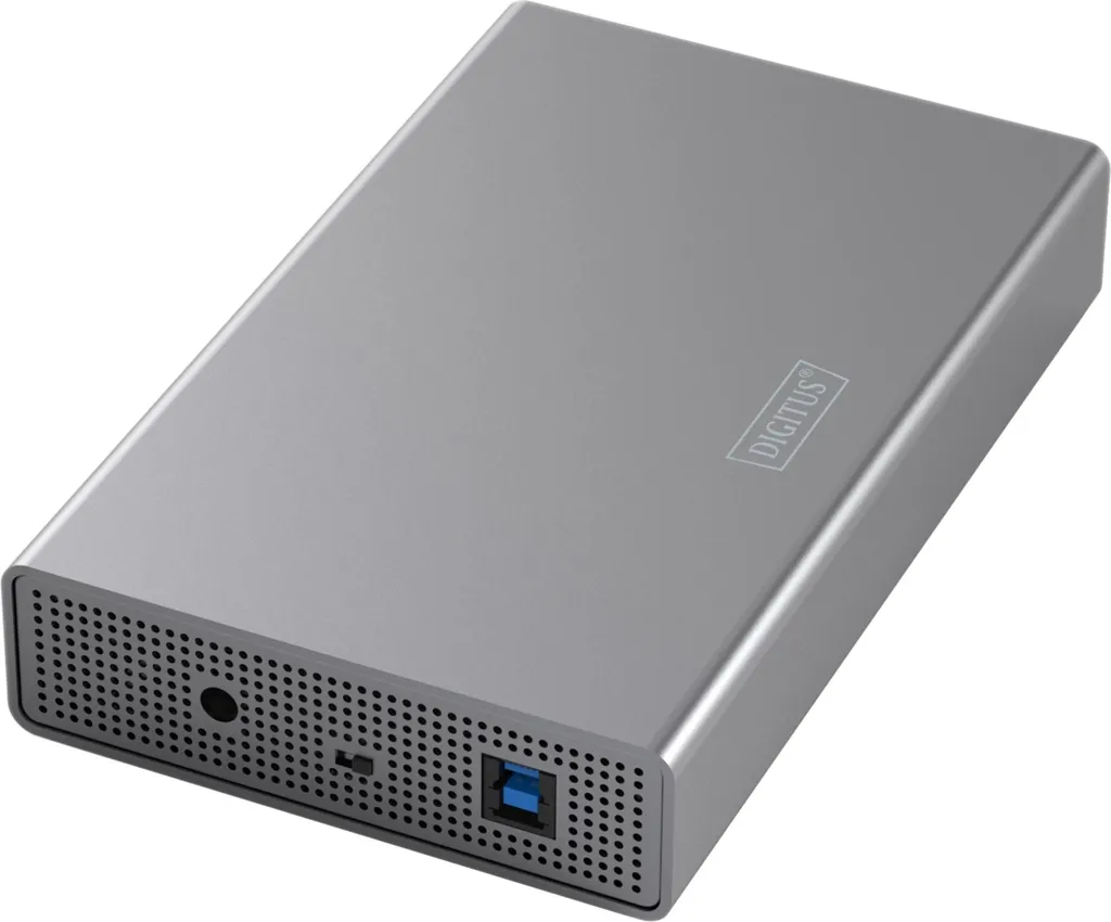 Boîtier Externe pour Disque Dur 3.5 SATA USB 3.0 Aluminium DIGITUS
