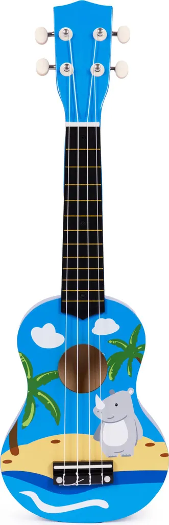 Guitare enfant bois cordes nylon douces, jouer sans se faire mal