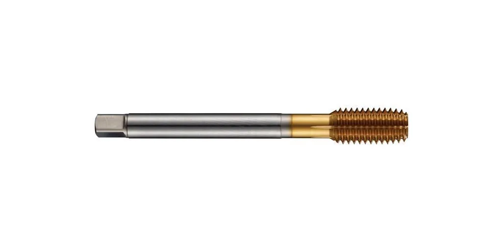 Taraud HSS-E TIN 7/16 DIN 2184-1 haute résistance pour acier et inox