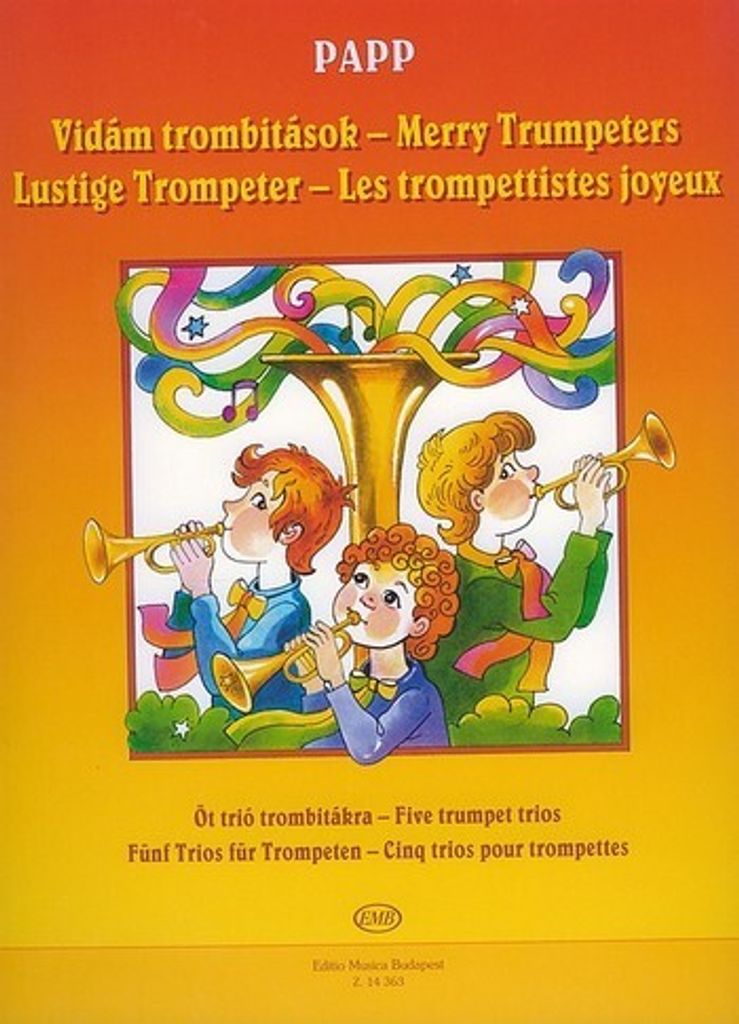 Lustige Trompeter für 3 Trompeten Partitur und Stimmen