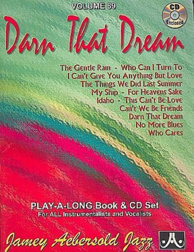 Jamey Aebersold Jazz -- Darn That Dream, Vol 89: Book & Online Audio