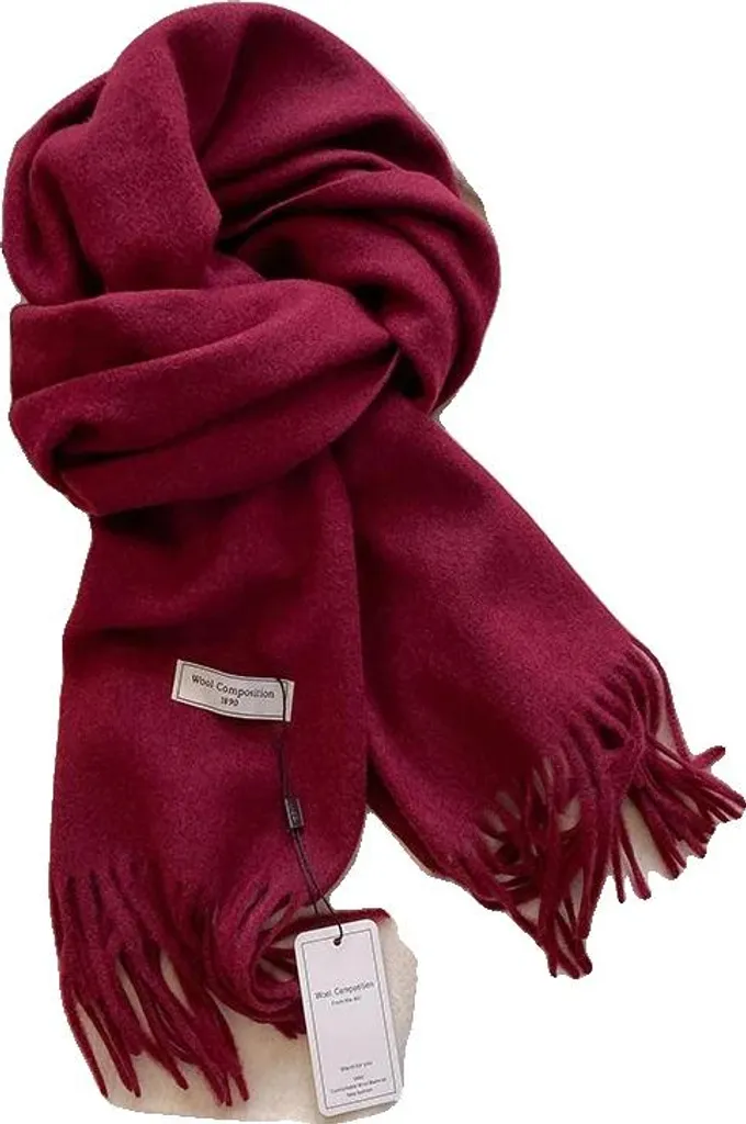 Maxi Sciarpa Unisex Misto Lana 34x200cm - Look Invernale 2024