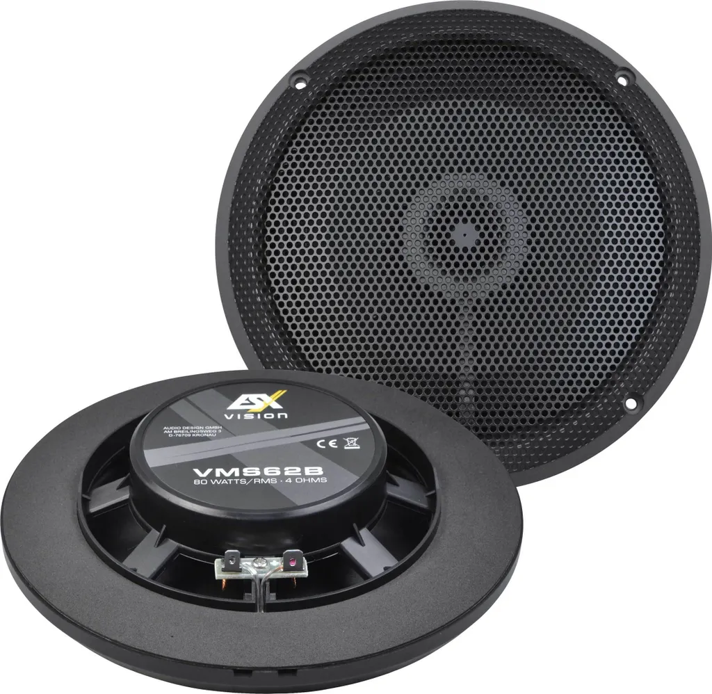 Haut-parleur pour Bateau ESX VMS62B 16,5 cm Système Audio de Pont