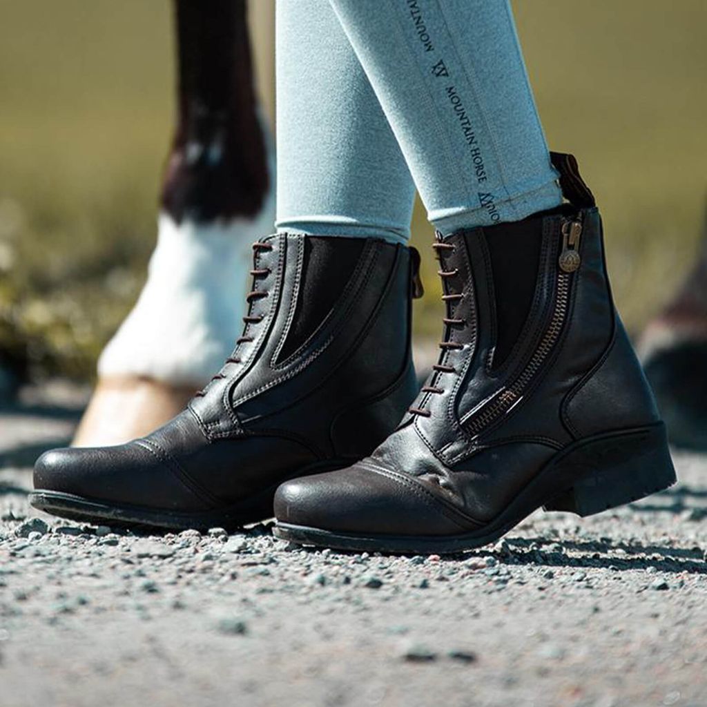 Mountain Horse Stiefelette Veganza Side Zip Paddock Black 39